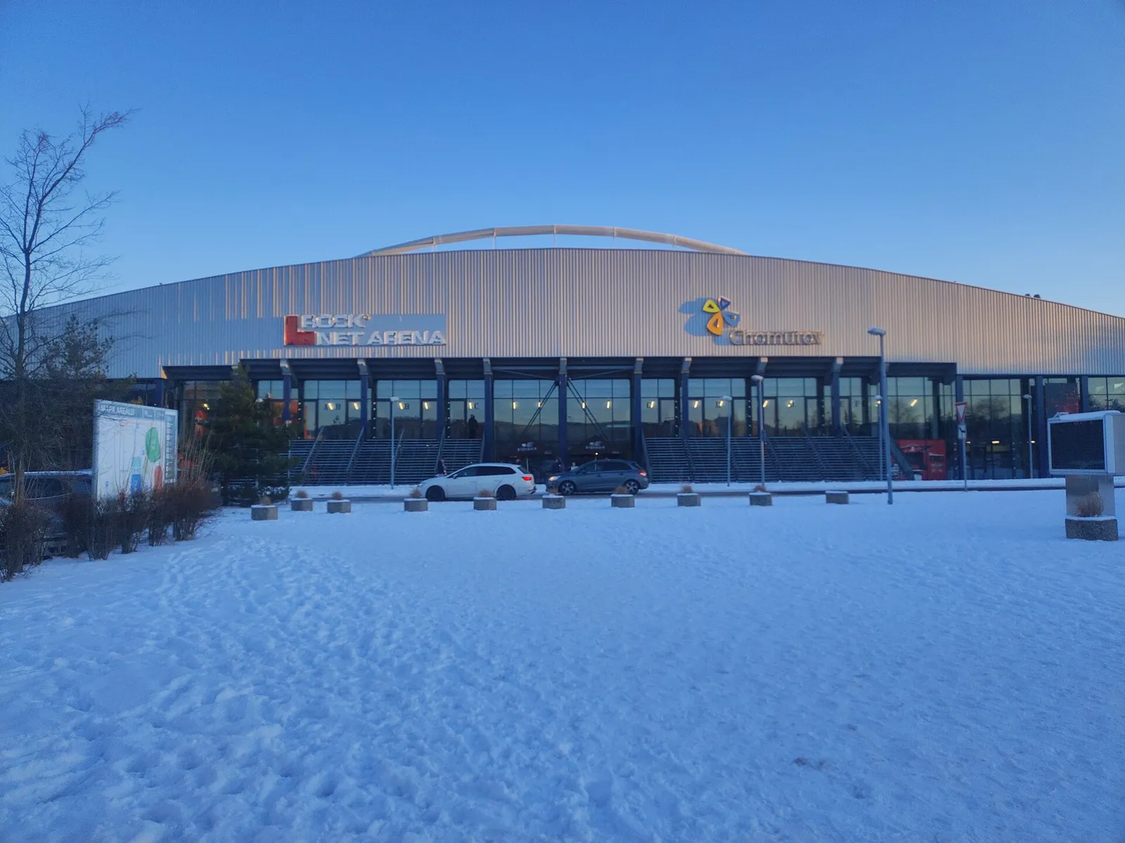 Aréna v zimě